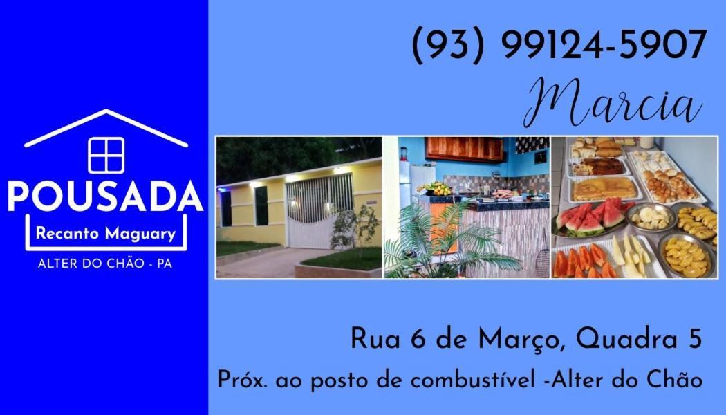 Pousada Recanto Maguary Alter do Chão Exterior foto